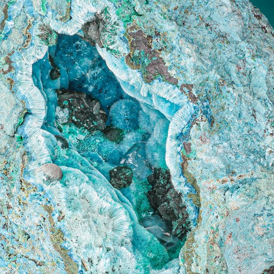 Plancheite-M´sesa Mine | Kambove | Katanga | Dem. Rep. of Congo